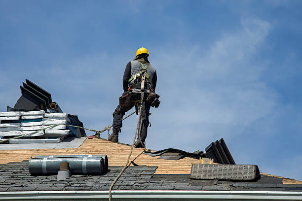 Professional Metal Roofing technician working in Rexford, NY